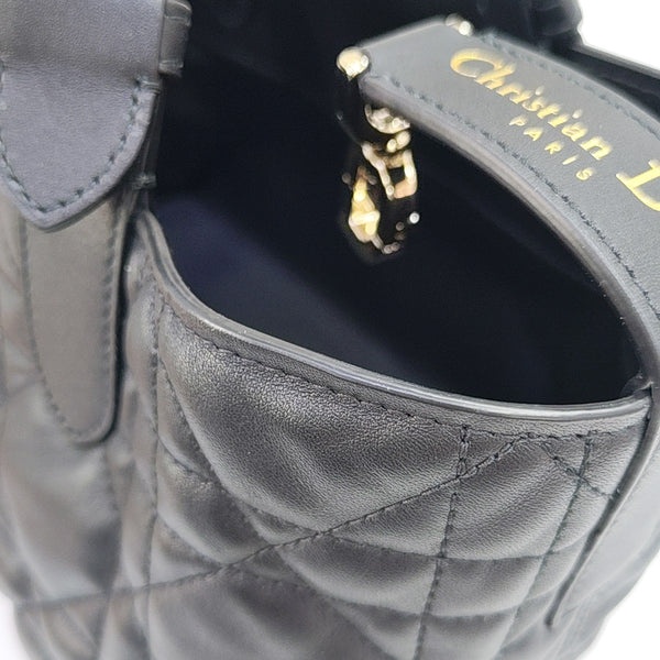 Toujours Small Cannage Calfskin Black