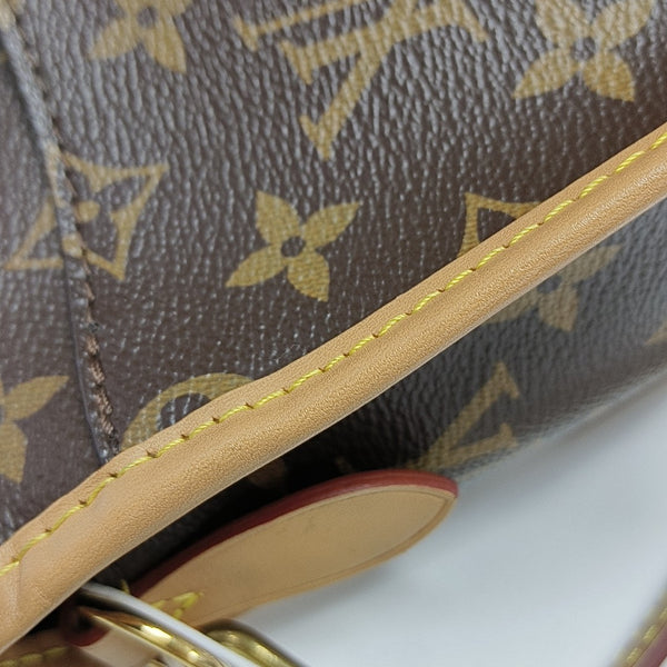 DIANE Monogram Coated Canvas Brown