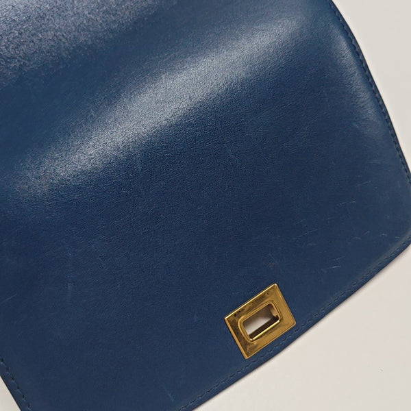 CLASSIC BOX Mini Calfskin Blue