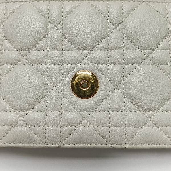 Cannage Calfskin Belt Bag White