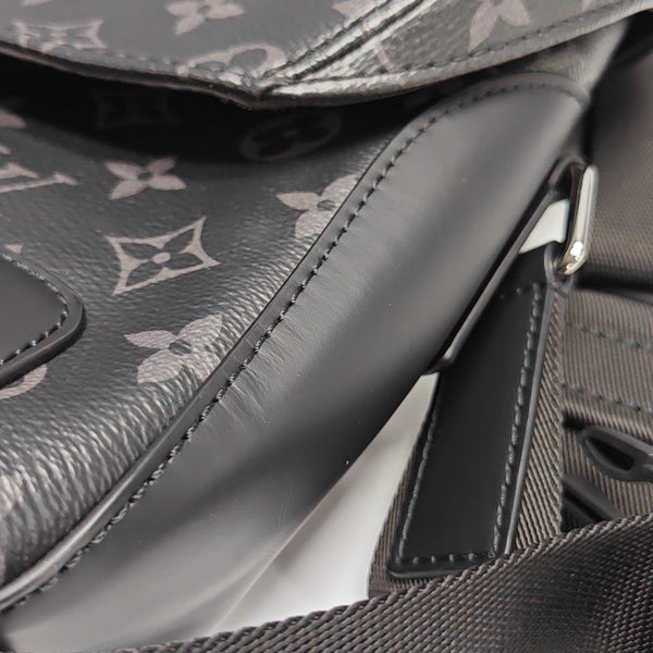 VOYAGER PM Monogram Coated Canvas Black