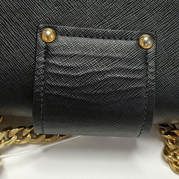 Sidonie Saffiano Calfskin Black