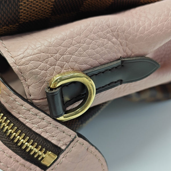 NORMANDY Damier Ebene Coated Canvas Brown