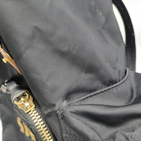 The Rucksack Medium Nylon Black