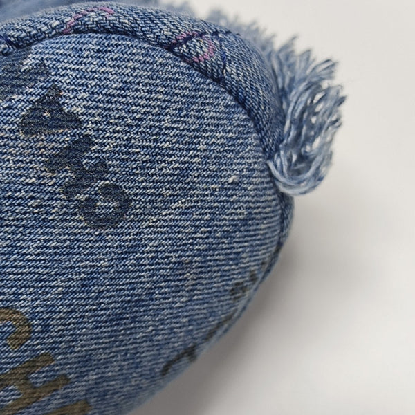 DRAWSTRING Quilted Denim Blue