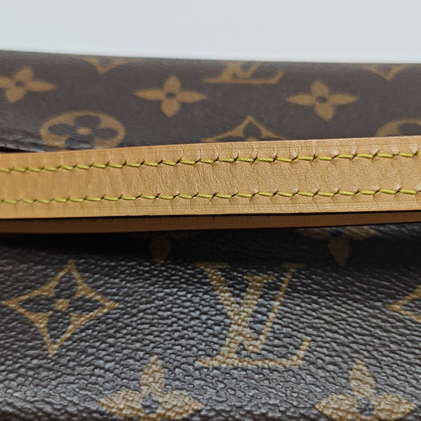 IVY Monogram Coated Canvas Brown