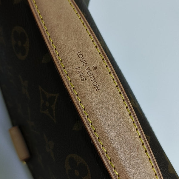 MÉTIS MM Monogram Coated Canvas Brown