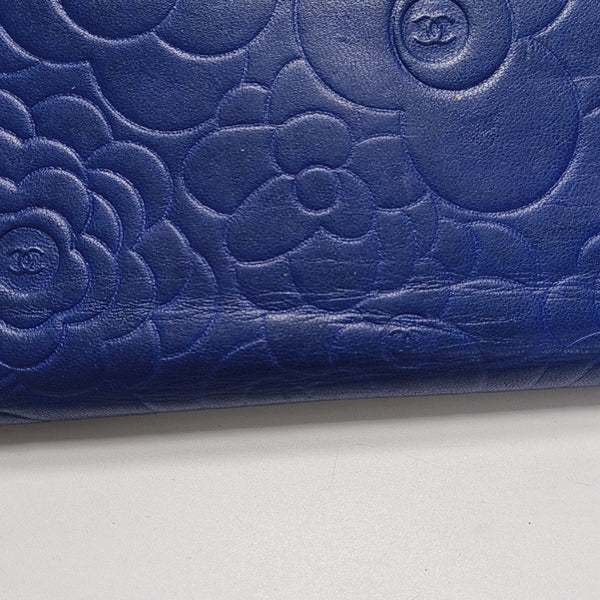 Lambskin Wallet Blue