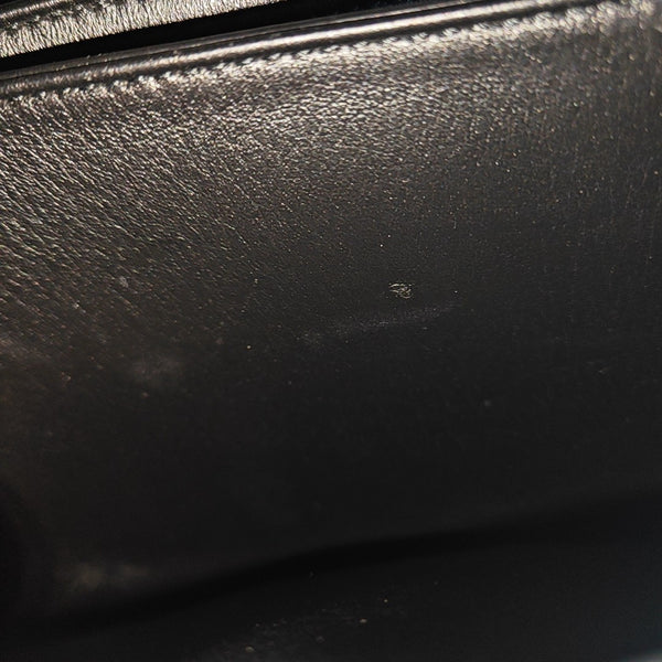 TRIOMPHE Medium Calfskin Black