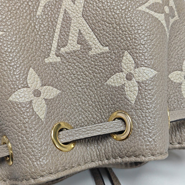 NOÉ Nano Monogram Calfskin Gray