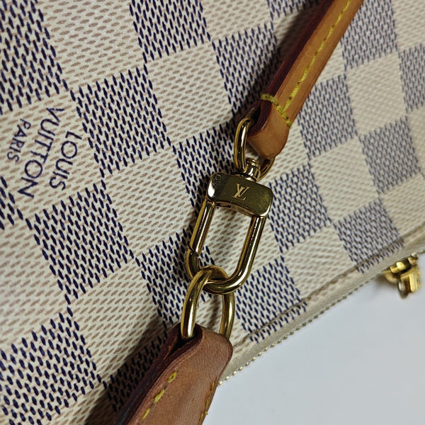 ACCESSOIRES GM Damier Azur Coated Canvas White