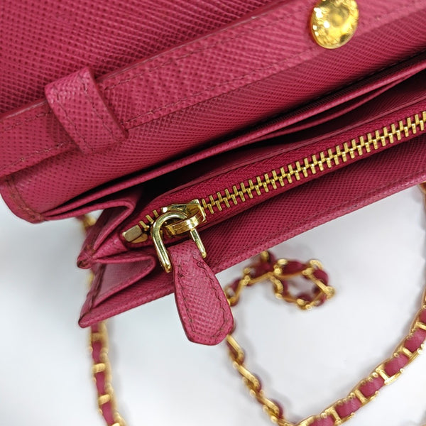Calfskin Shoulder Bag Red