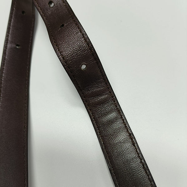 Lambskin Shoulder Bag Brown