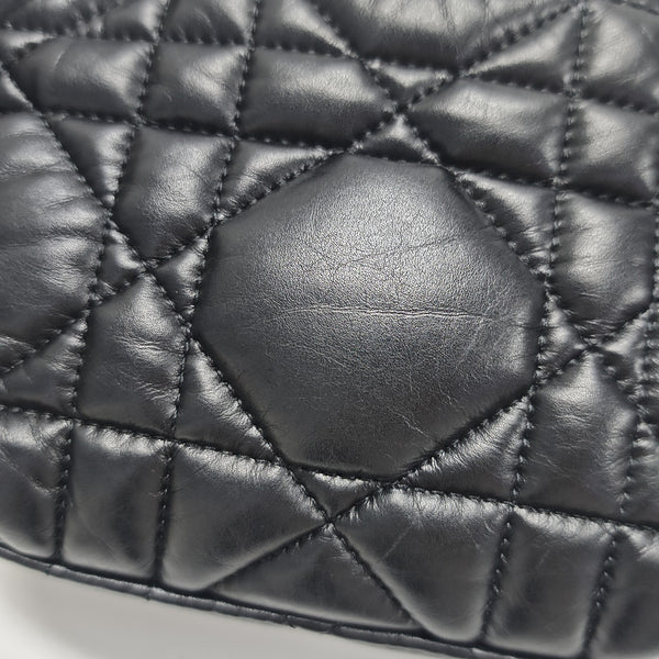 Diortravel Nomad Small Cannage Calfskin Black