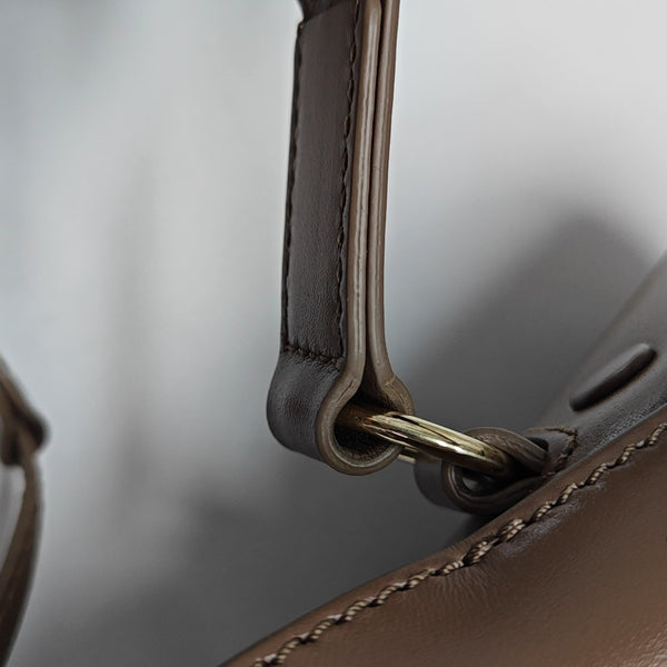 Calfskin Bucket Bag Brown