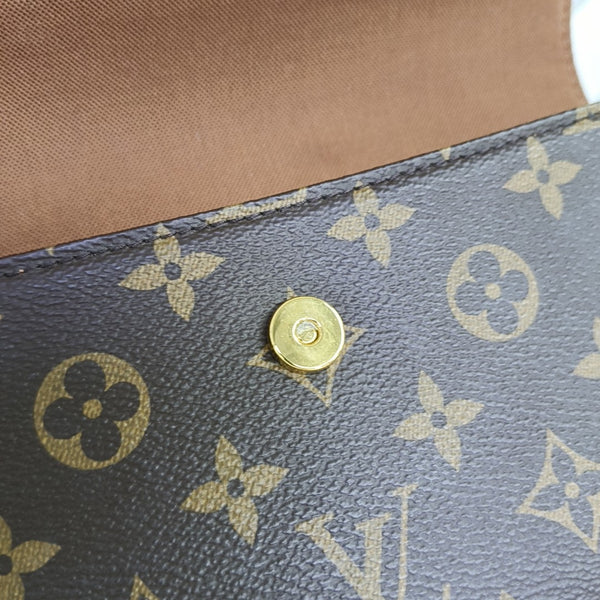 IVY Monogram Coated Canvas Brown