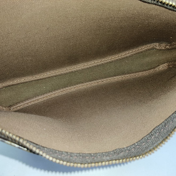 ACCESSOIRES GM Monogram Coated Canvas Brown