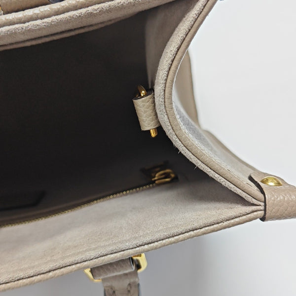 ONTHEGO PM Monogram Calfskin Gray