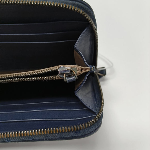 Calfskin Wallet Blue