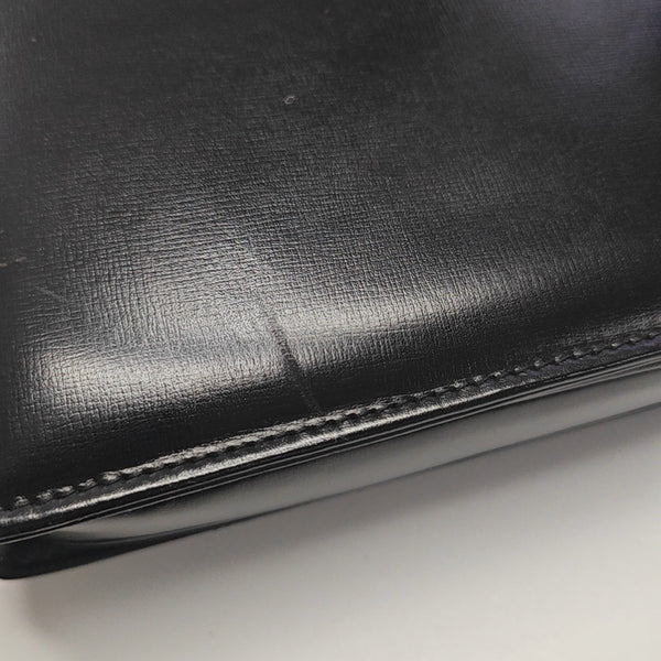 Leather Shoulder Bag Black