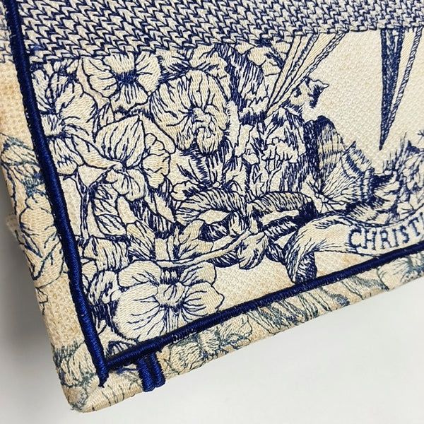 Book Tote Medium Canvas Blue