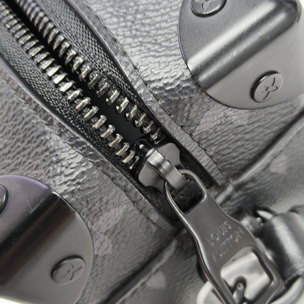 SOFT TRUNK Mini Monogram Coated Canvas Black