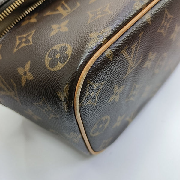 NICE Mini Monogram Coated Canvas Brown