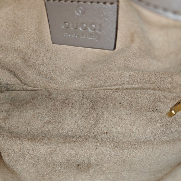 GG Marmont Mini Quilted Calfskin Beige