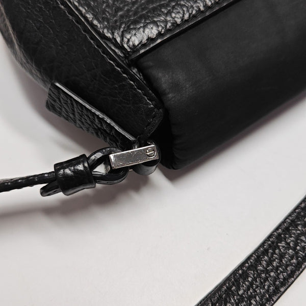Nylon Shoulder Bag Black