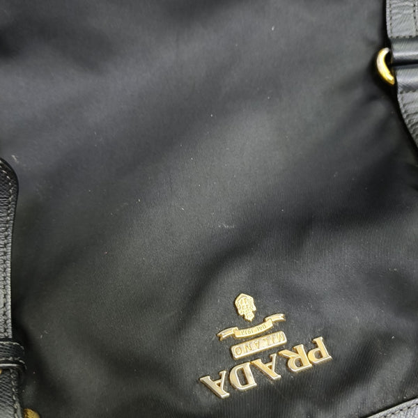 Nylon Tote Bag Black