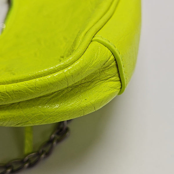 Le Cagole Mini Calfskin Green