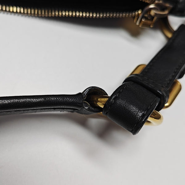 Nylon Shoulder Bag Black