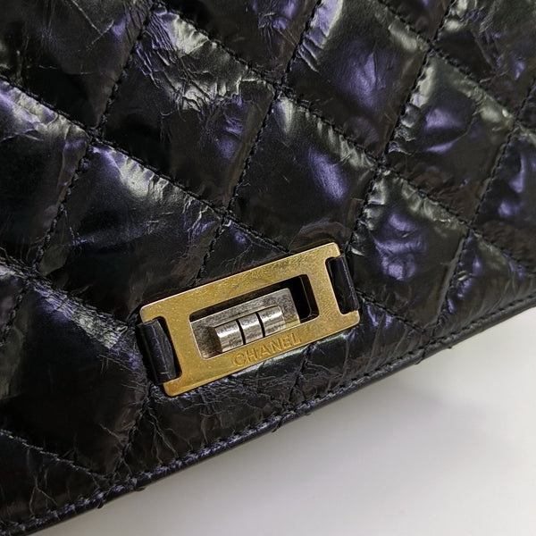 2.55 Quilted Calfskin Black
