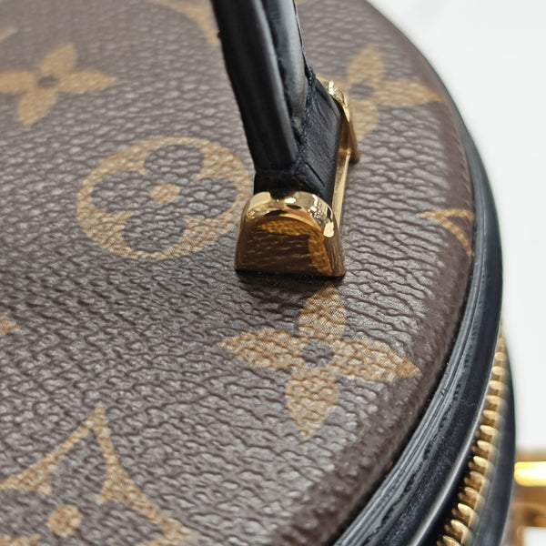 CANNES PM Monogram Coated Canvas Brown