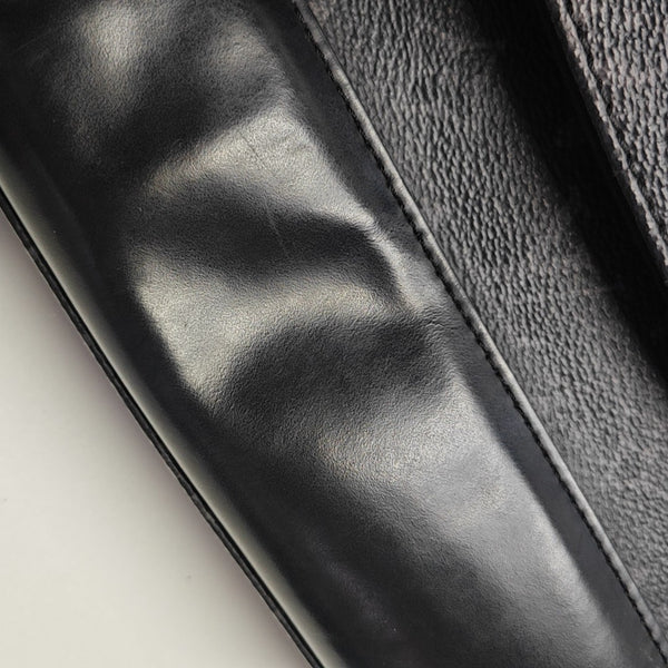 VOYAGER PM Monogram Coated Canvas Black