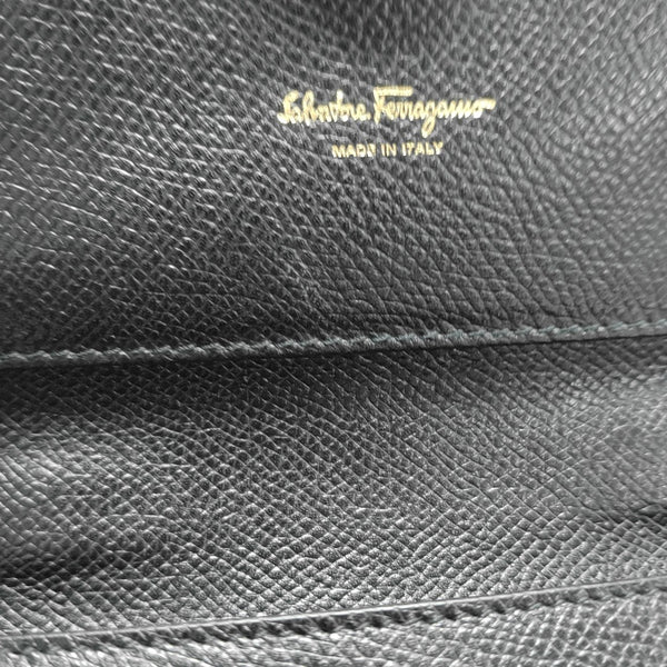 Calfskin Shoulder Bag Black