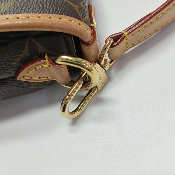 SAUMUR BB Monogram Coated Canvas Brown