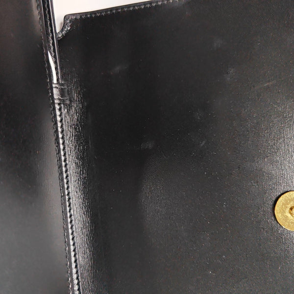 Calfskin Shoulder Bag Black