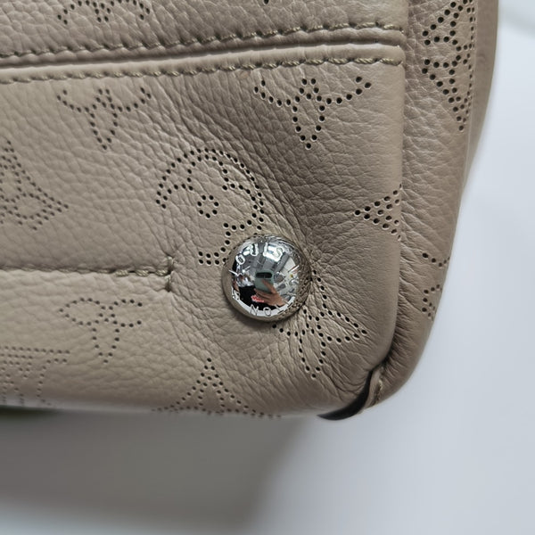 HINA PM Monogram Calfskin Gray