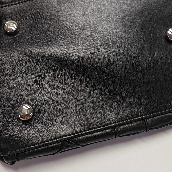 Granville Quilted Lambskin Black