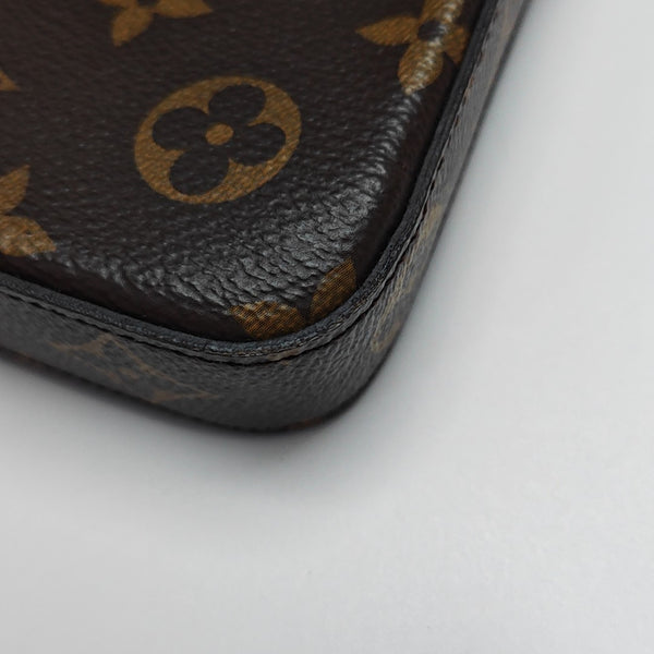 FÉLICIE Monogram Coated Canvas Brown