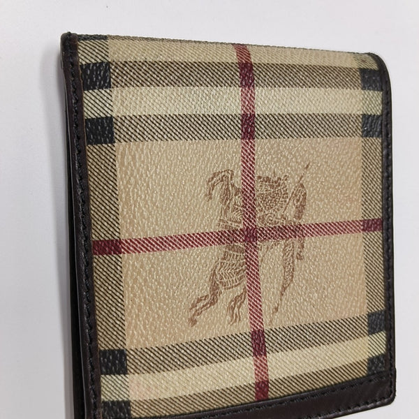 Coated Canvas Wallet Beige