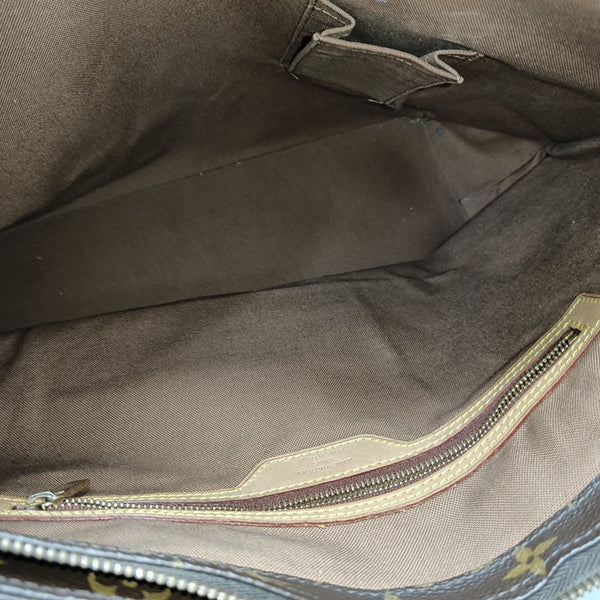 PIANO Monogram Coated Canvas Brown