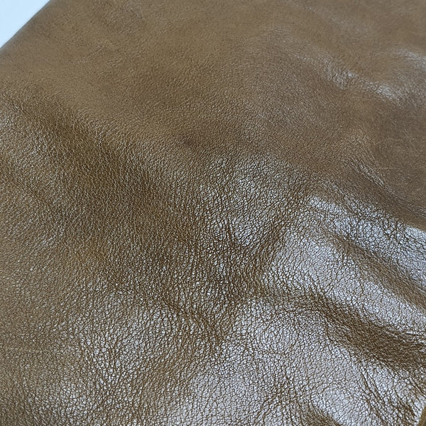 Calfskin Shoulder Bag Brown