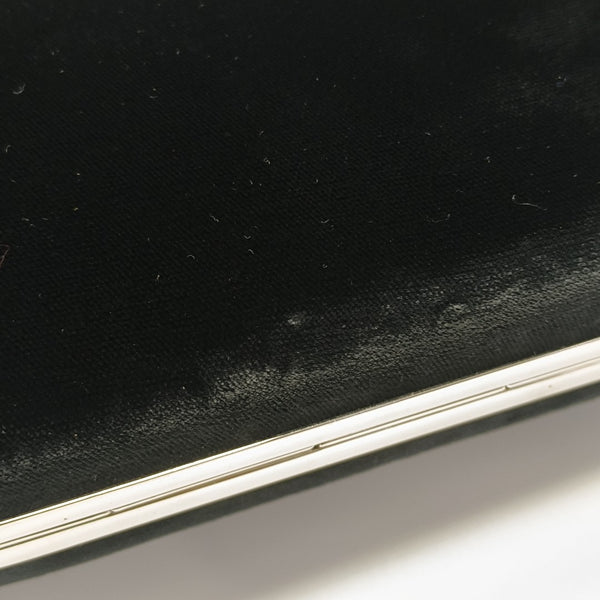 Matelassé Suede Black