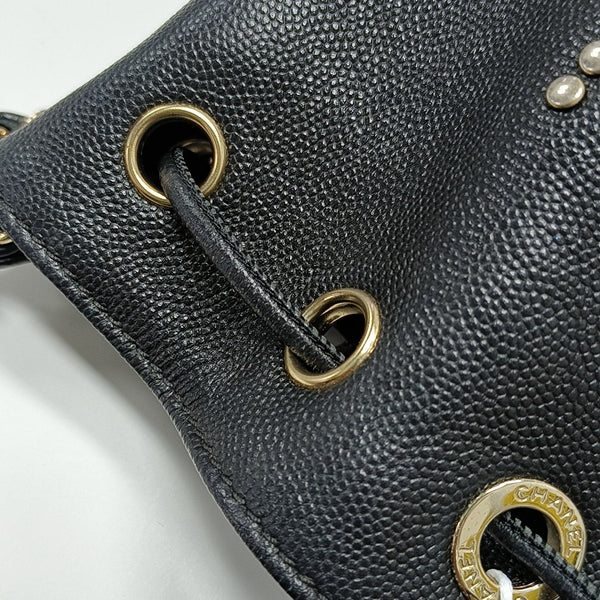 DEAUVILLE Small Grained Calfskin Black