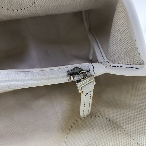 Coated Canvas Tote Bag Gray