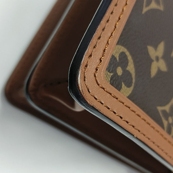 DAUPHINE Mini Coated Canvas Brown