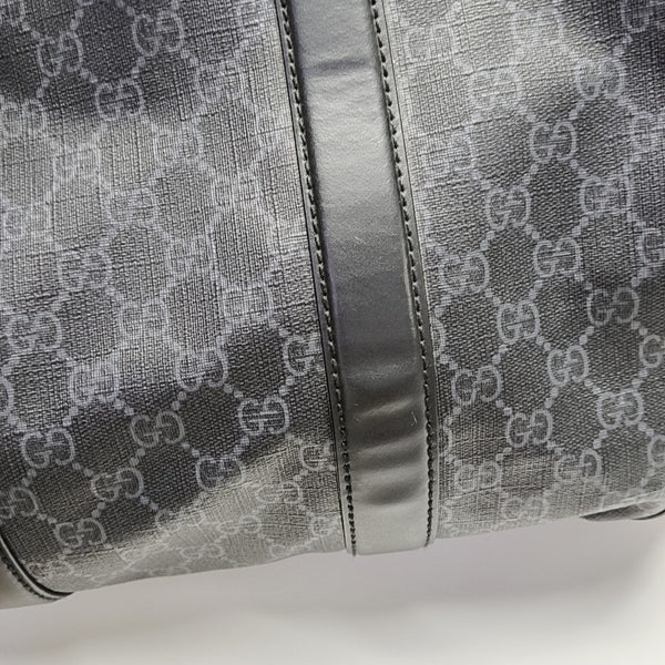 Monogram Coated Canvas Top Handle Bag Black