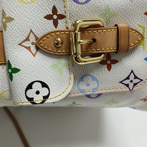 LV × TM NÉONOÉ MM Monogram Coated Canvas White